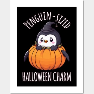 Penguin-Sized Halloween Charm - Adorable and Funny Posters and Art